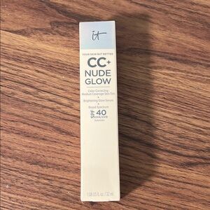 IT Cosmetics CC+ Nude Glow Lightweight Foundation + Glow Serum SPF 40 Tan Warm